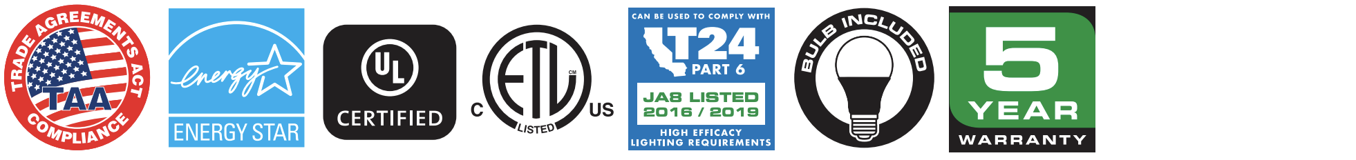 Residential LED Lamp Lantern Validation Icons